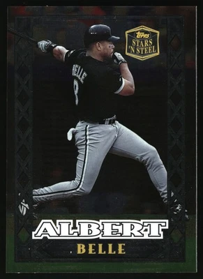 1998 Topps Stars 'n Steel - Albert Belle #18 - Image 1 of 2
