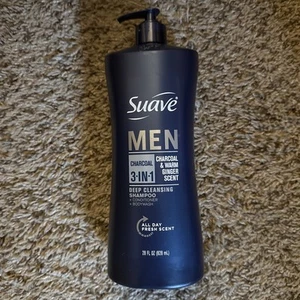 Suave Professionals MEN Charcoal 3-in-1 Shampoo + Conditioner Body Wash 28Fl Oz - Bild 1 von 2