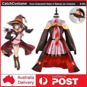 Kono Subarashii Sekai ni Bakuen wo! Megumin Cosplay Costume with Hat Full Set - Picture 1 of 10