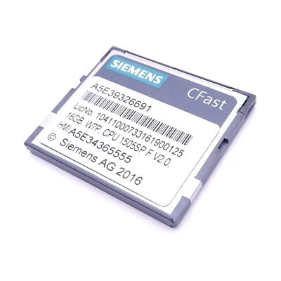 Siemens 6ES7648-2BF10-0XJ0 CFast Memory Card for SIMATIC CPU, 16GB, 100MB/s - Image 1 of 4