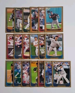2012 Bowman Gold Boarder Inserts Lot Of 19 - Picture 1 of 7
