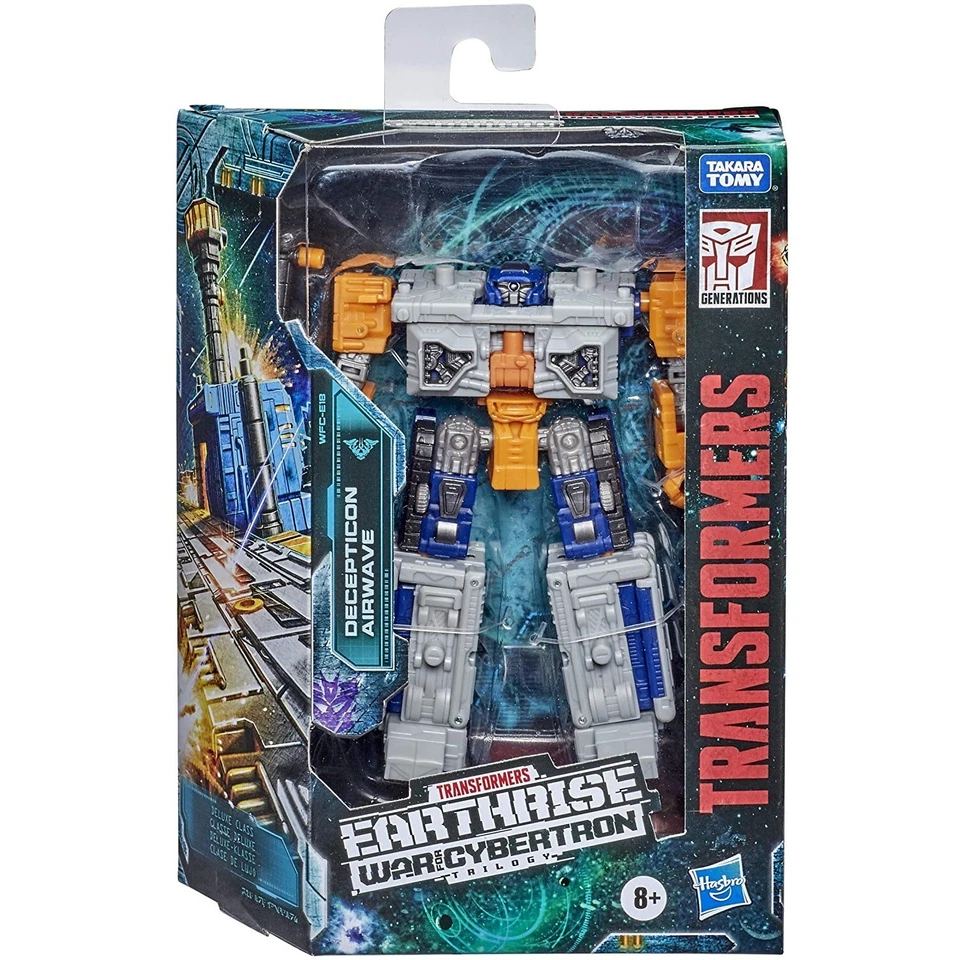 TRANSFORMERS DECEPTICON AIRWAVE DELUXE CLASS EARTHRISE TAKARA TOMY HASBRO NUOVO - Immagine 1 di 1