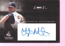 CLAYTON MORTENSEN 2007 TRISTAR ROOKIE AUTOGRAPH AUTO RC MUCKDOGS $15