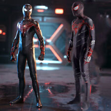 2022 Spider-Man Jumpsuit Miles Morales Bodysuit Cosplay Costume Halloween Props