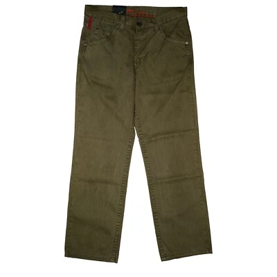 Signum Dalton Hombre Vaqueros Recto Pierna Regular 34/30 50 W34 L30 Braun Nuevo - Imagen 1 de 4