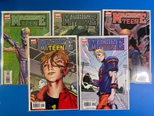 Machine Teen (Machine Man) (2005) #1 2 3 4 5 Full series!  NM Beauties in Mylar!