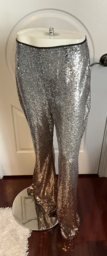 Moschino Ombré pantaloni Paillettes taglia 8!