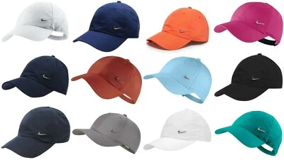 Nike Men Metal Swoosh Cap Baseball Hat Nike Logo Adjustable Running Limite Color - Image 1 of 4