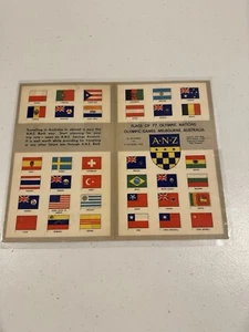1956 Melbourne Olympics Flags of 77 Nations - Picture 1 of 2