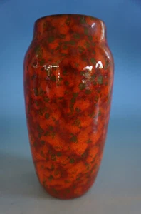 Schöne Keramik Vase Blumenvase West Germany 70er Fat Lava Pop Panton (F23-657) - Bild 1 von 4