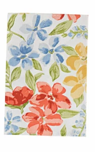 Park Designs Dishtowel Floral Watercolor Kitchen Towel Red Yellow Green Blue - Picture 1 of 2