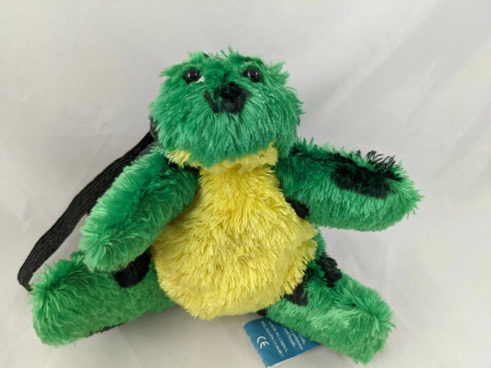 First Main Green Turtle Secret Keeper Plush 4.5 Inch 1572 Zipper Stuffed Animal - Image 1 of 4