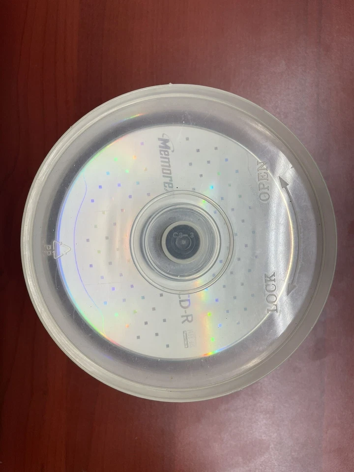 Memorex CD-R 700MB Blank CD 80min 52x 80 min open cake box 37 unused - Image 1 of 3
