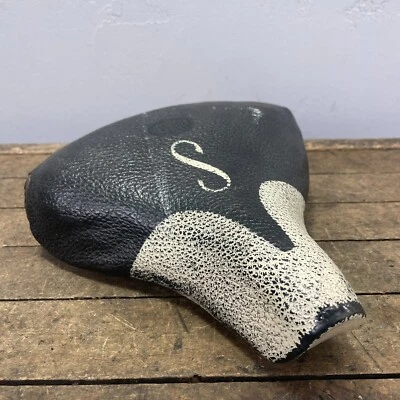 Vintage Schwinn S Seat Black Mesinger Saddle Flat Rail Cruiser 50s Balloon - Image 1 of 4