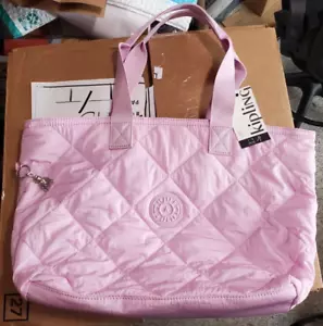 Bolso de Mano Kipling Colissa Extra Grande en Rosa Floreciente Acolchado - Imagen 1 de 2