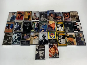 Country Music Cassette Lot 29 Garth Brooks Alan Jackson Randy Travis Hank Willia - Picture 1 of 2