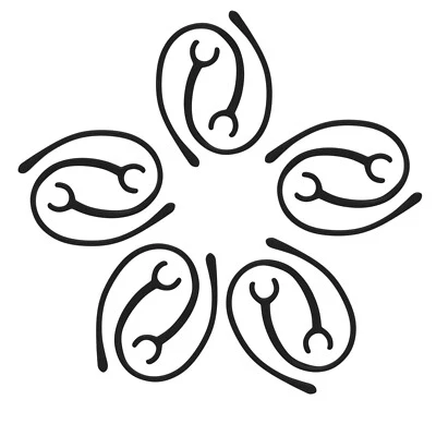 Ear Hooks for M25 M55 M70 M90 M155 M165 Mobile Bluetooth Headset Loops 10-Pack — 第 1/2 张图片