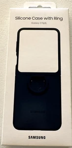 Neu Samsung Galaxy Z Flip5 Silikon Hülle mit Ring EF-PF731 - INDIGOBLAU - Bild 1 von 2