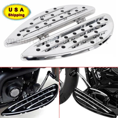 Tablero de piso estirado cromado para Harley Electra Road Glide Classic FLSTC Foto 1 de 4