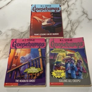 (3) 1st EDITION Goosebumps By R.L. Stine Books VTG 90s Paperback #13,37,50 - Picture 1 of 15