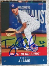 Chicago Cubs Tyler Alamo Signed 2016 Choice South Bend Cubs Card Auto