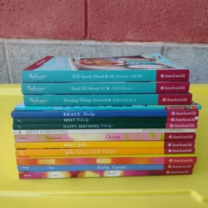 Mixed Lot of 14 American Girl Books Kanani Samantha Kit Jess Felicity *READ* - Picture 1 of 9