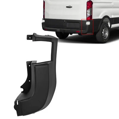 Cubierta de tapa de parachoques trasero derecho negro para Ford Transit 150 250 350 350HD 2015-24 Foto 1 de 4