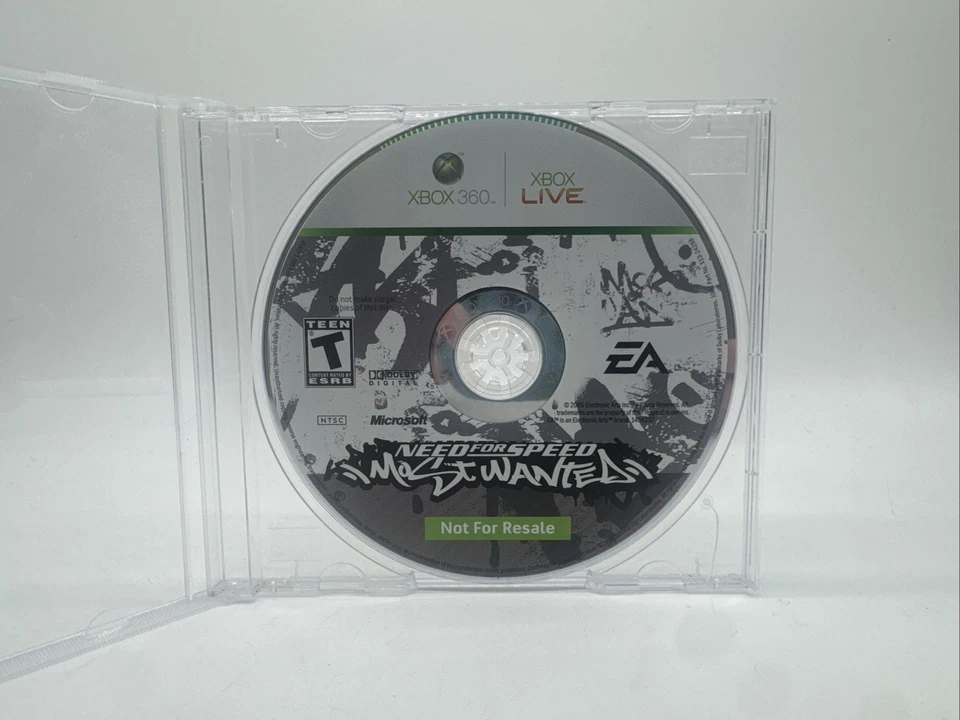 Need For Speed Most Wanted (NOT FOR RESALE) (Xbox 360) Disc Only - Image 1 of 3