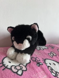 Russ Berrie Buttons Lying Cat, 25cm Plush Soft Toy. Excellent Condition. - Picture 1 of 6