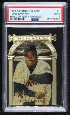 1997 EX 2000 Hall or Nothing Gold Tony Gwynn #8 PSA 9 como nuevo patio Foto 1 de 2