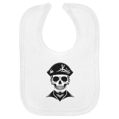 Babero de bebé de algodón suave 'Skull Pirate Crew' (BI00055451) Foto 1 de 3