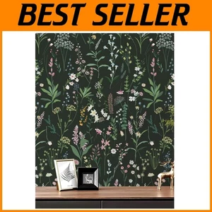 Farm Floral Peel and Stick Wallpaper 17.3" x 472" - Picture 1 of 9