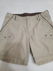 REI GIRLS Size Light Tan Lightweight 100% Nylon Shorts; Size GIRLS L (12/14) - Picture 1 of 17