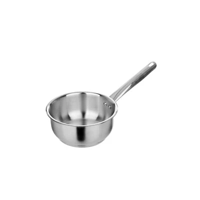 Casseruola 18 cm acciaio 18/10 1 manico Mito argento - Immagine 1 di 4