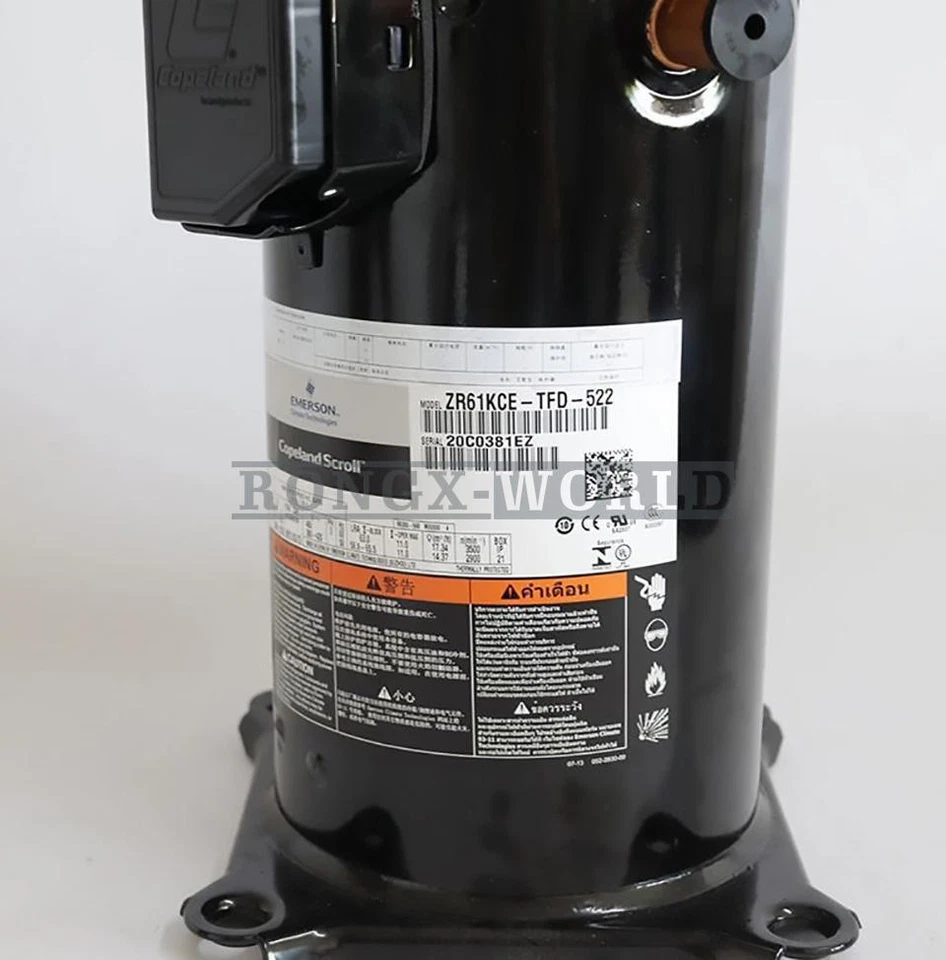 ONE EMERSON Compressor ZR61KCE-TFD-522 NEW - Image 1 of 1