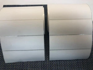 2 Rolls 2”x 6" Direct Thermal Labels 3" inch Core 500 Per Roll Free Ship - Picture 1 of 2