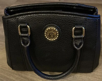 "Bolso de mano Ann Klein pequeño con guijarros 10 X6,5 X 5"" usado en excelente estado" Foto 1 de 4