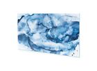 Glasbilder Wandbild Druck Auf Glas Verschüttete Blaue Tinte 120X60 Cm
