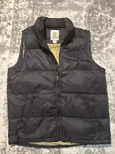 Gilet imbottito vintage Timberland piumino anni 90 Y2K nero donna taglia large - Foto 1 di 11