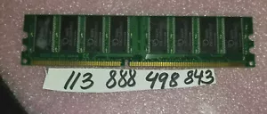 512MB 2rx8 ddr1 pc3200 ddr1-400 2.6V 3200 400mhz 184pin non-ecc dual rank 32x8 - Picture 1 of 1