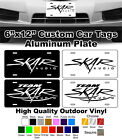Team Skar Audio 6" x 12" Aluminum Novelty Car Audio License Plate Car Tag