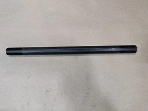 1"X16" Keyed Axle Shaft, Ends Threaded 1"-14 TPI, 1/4x3/32" Keyway, Plain Black - Picture 1 of 6