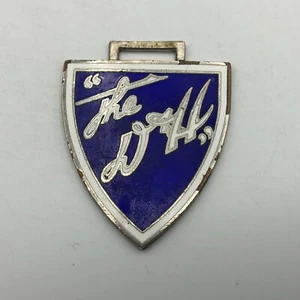 Delaware + Hudson Railway Watch FOB Enamel AS IS Rough Rare Vintage Railroad D&H - Picture 1 of 14