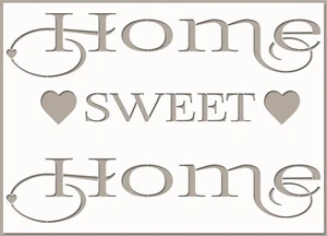Hogar Dulce Plantilla Letras Pintura Pared Muebles Madera Reutilizable Artesanía Arte QU12 - Imagen 1 de 19
