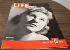 Magazine vintage Life 17 avril 1939 combats de cockers illégaux SUPERBES PUBLICITÉS !