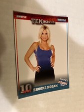 Brooke hogan 2012 tna rookie WRESTLING CARD see scan