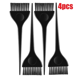 4 pcs Reusable Hair Coloring Translucent Dye Color Tint Perm Relaxer Brush Black - Picture 1 of 2