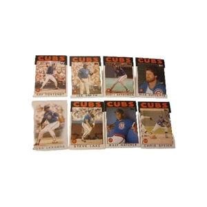 Lot of 21 1986 Chicago Cubs Cards Lee Smith, Sanderson, Sutcliffe - Picture 1 of 3