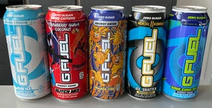 G Fuel Energy Drinks Cans All Flavours New Rare USA Import