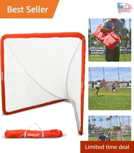 Lightweight 6x6 Lacrosse Goal - 17 Gauge Steel Frame for Competitive Play - Picture 1 of 7